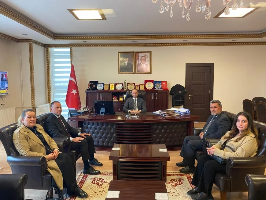 Afşin Kaymakamı Muammer Sarıdoğan, Sosyal Güvenlik Haftası’nda SGK Personelini Ağırladı