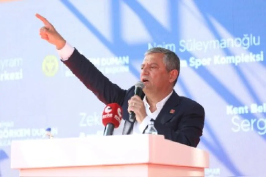 CHP Genel Başkanı Özgür Özel: “Genç belediye başkanları taşın suyunu çıkararak halka hizmet ediyor”