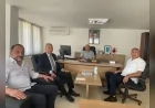 Terme TSO Başkanı Ahmet Ekmekçi’den Vergi Dairesi Müdürü Mehmet Orhan’a Ziyaret