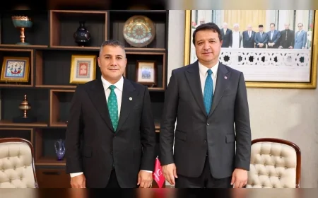 Yerli ve Milli Parti Genel Başkanı Teoman Mutlu’dan Saadet Partisi Genel Başkanı Mahmut Arıkan’a ziyaret