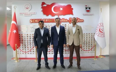 BBP Diyarbakır İl Başkanı Mehmet Çiçek ve BBP Elazığ İl Başkanı Ömer Ertan’dan İl Müdürü Ali Said Çeçen’e ziyaret