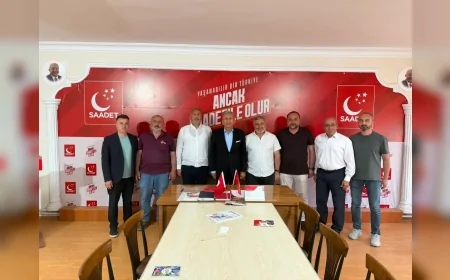 Terme TSO Başkanı Ahmet Ekmekçi, Saadet Partisi İlçe Başkanı Serdar Körpe ve Yönetimini Ziyaret Etti