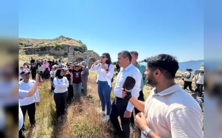 “Kremna Canlanıyor” Projesiyle 520 Öğrenci Antik Kentin Tarihiyle Buluştu