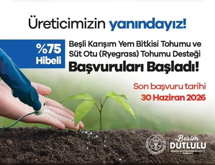 Manisa Büyükşehir Belediyesi Tarımsal Üretimi Desteklemek İçin Yeni Hibe Programı Başlattı.