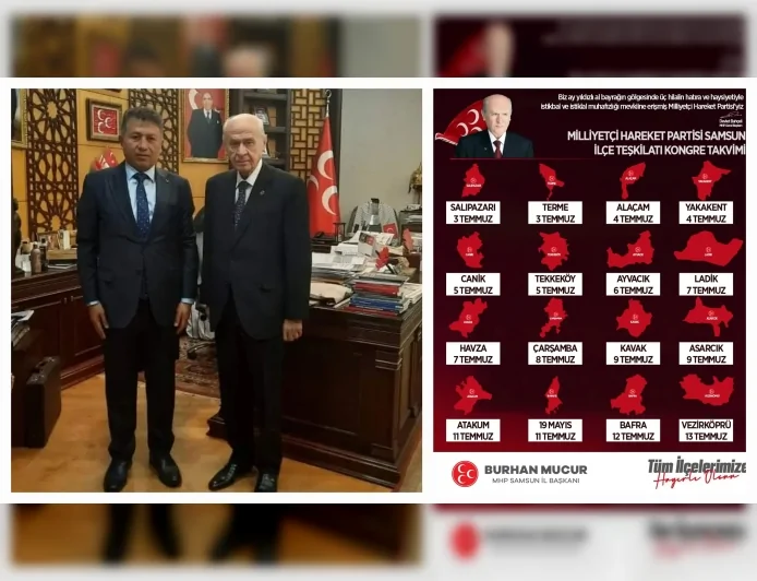 MHP Terme İlçe Başkanı Ercan Kaya’dan 3 Temmuz’daki ilçe kongresine davet çağrısı