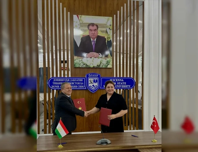 Sağlık Bilimleri Üniversitesi ile Tacikistan Devlet Tıp Üniversitesi arasında iş birliği protokolü imzalandı
