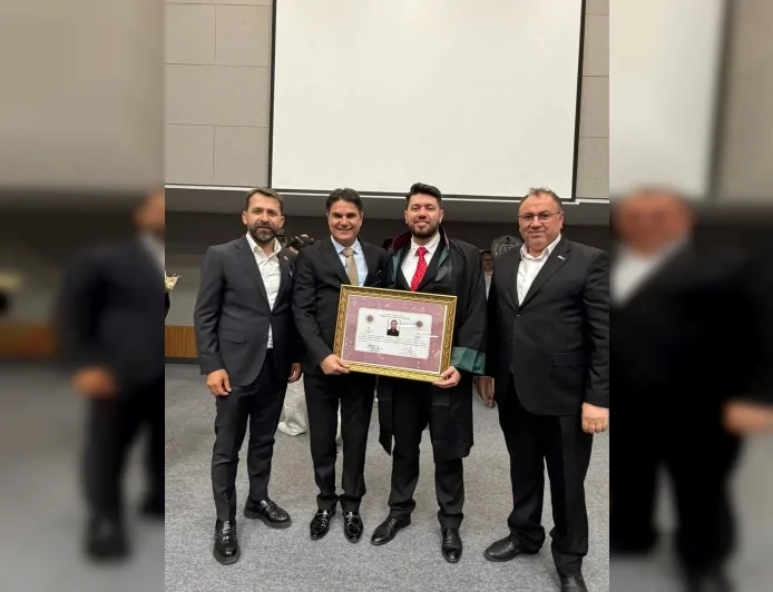Samsun Barosu’nda genç avukatlar cübbe giydi, Terme heyeti mutluluğa ortak oldu