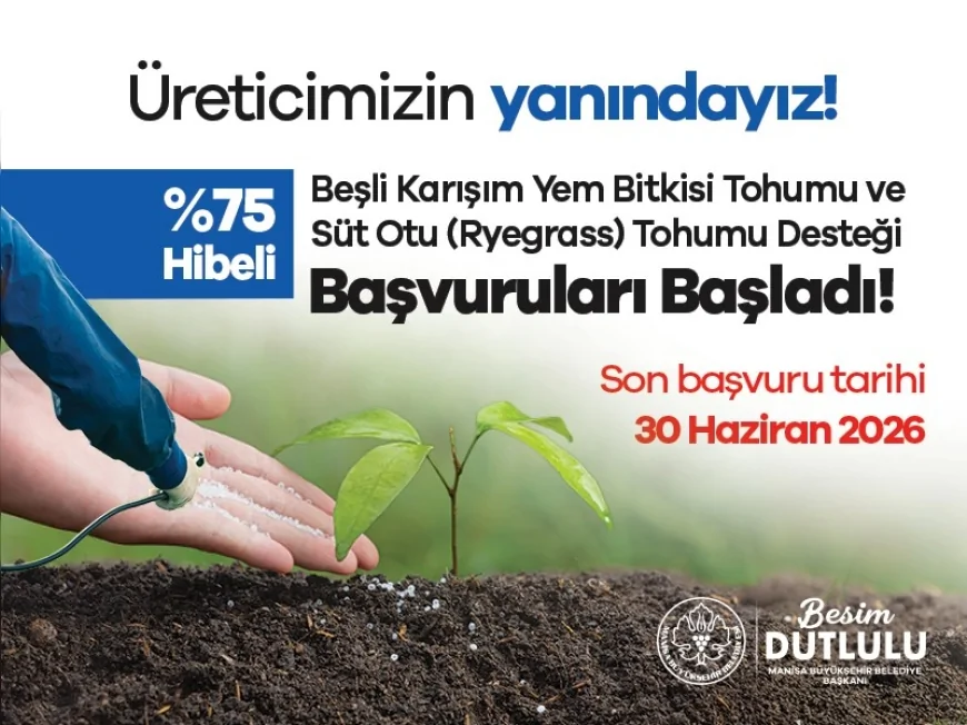 Manisa Büyükşehir Belediyesi Tarımsal Üretimi Desteklemek İçin Yeni Hibe Programı Başlattı.
