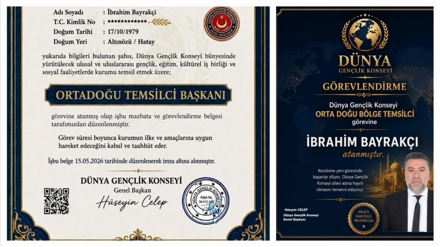 Dünya Gençlik Konseyi Ortadoğu Bölge Başkanı İbrahim Bayrakçi: “Gençlerimizin en büyük sorunu gelecek korkusudur”