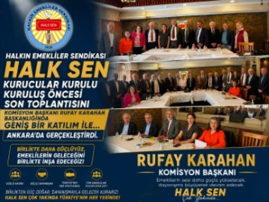 Genel Başkan Rufay Karahan.