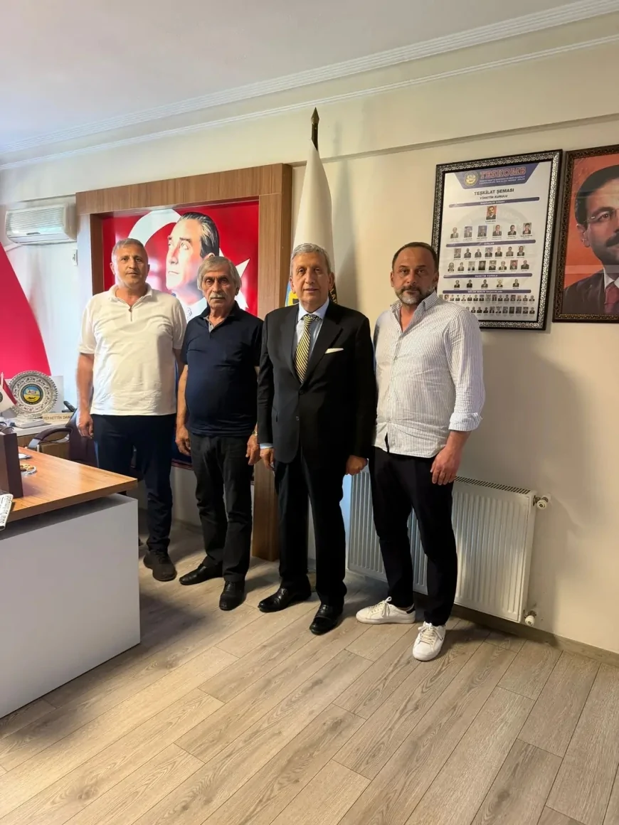 Terme TSO Başkanı Ahmet Ekmekçi’den Esnaf Kefalet Kooperatifi Başkanı Refayittin Danacı’ya Ziyaret
