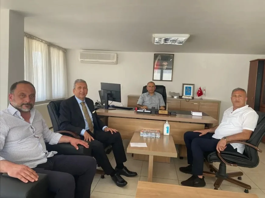 Terme TSO Başkanı Ahmet Ekmekçi’den Vergi Dairesi Müdürü Mehmet Orhan’a Ziyaret