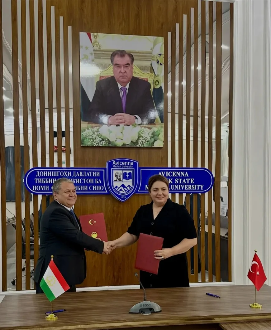 Sağlık Bilimleri Üniversitesi ile Tacikistan Devlet Tıp Üniversitesi arasında iş birliği protokolü imzalandı