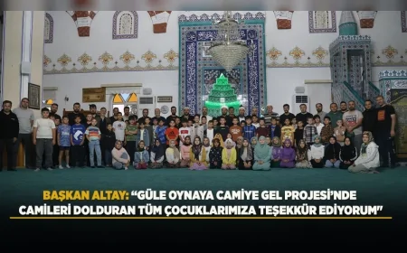 Konya Büyükşehir Belediye Başkanı Uğur İbrahim Altay: “Çocuklarımız 40 gün sabah namazına gelerek hediye olan bisikletlerini kazanmış olacak”