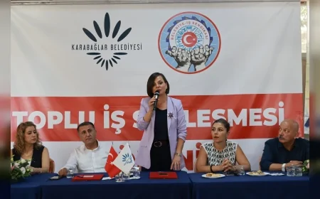 Karabağlar Belediye Başkanı Helil Kınay: “Mevcut imkânlar çerçevesinde hazırlanabilecek en iyi sözleşmeyi imzaladık”