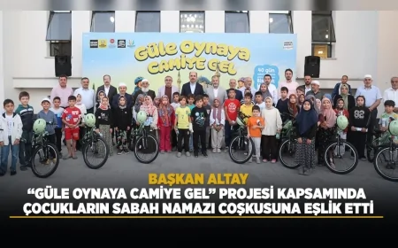 Konya Büyükşehir Belediye Başkanı Uğur İbrahim Altay: “Güle Oynaya Camiye Gel projemize 15 bin 535 yavrumuz kayıt yaptırdı”