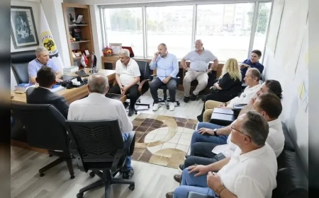 Anahtar Partisi heyetinden Terme Ticaret ve Sanayi Odası Başkanı Ahmet Ekmekçi'ye ziyaret