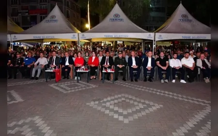 AK Parti Terme İlçe Başkanı Mümin Osman Ertan: "15 Temmuz'u unutmadık, unutturmayacağız"
