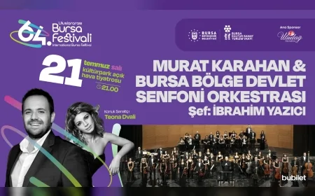 64’üncü Uluslararası Bursa Festivali, Murat Karahan’ın Senfoni Orkestrası Eşliğindeki Konseriyle Sanatseverlere Kapılarını Açıyor