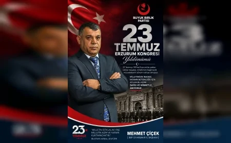 BBP Diyarbakır İl Başkanı Mehmet Çiçek: "Erzurum Kongresi, bağımsızlık irademizin dünyaya ilanıdır"