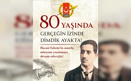 İzmir Gazeteciler Cemiyeti 80. kuruluş yıl dönümünde Hasan Tahsin'in mirasına ve basın özgürlüğü mücadelesine vurgu yaptı
