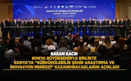 Sanayi ve Teknoloji Bakanı Mehmet Fatih Kacır: “Konya Türkiye Yüzyılı’nın da teminatı olacaktır”