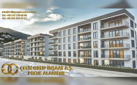 Ünye’nin konut vizyonuna seçkin yatırım: 90 dairelik Gölevi Konakları’nda ilk beton döküldü