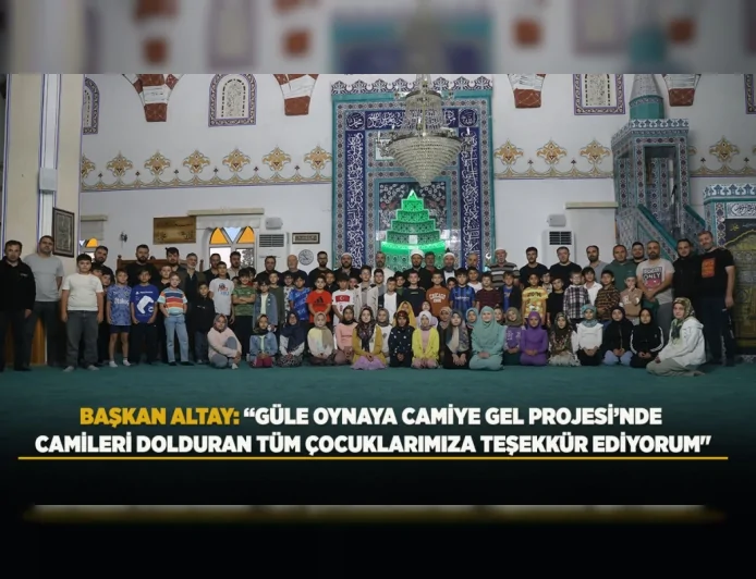 Konya Büyükşehir Belediye Başkanı Uğur İbrahim Altay: “Çocuklarımız 40 gün sabah namazına gelerek hediye olan bisikletlerini kazanmış olacak”