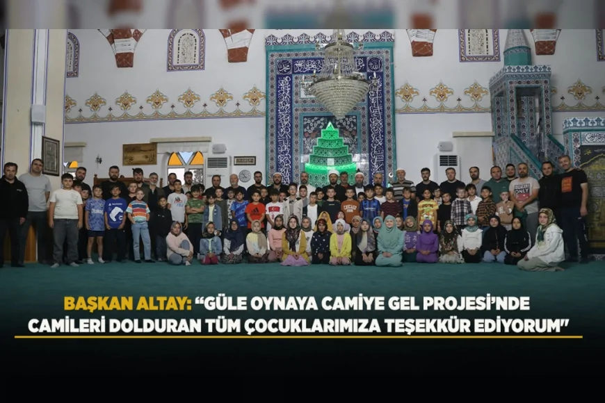 Konya Büyükşehir Belediye Başkanı Uğur İbrahim Altay: “Çocuklarımız 40 gün sabah namazına gelerek hediye olan bisikletlerini kazanmış olacak”