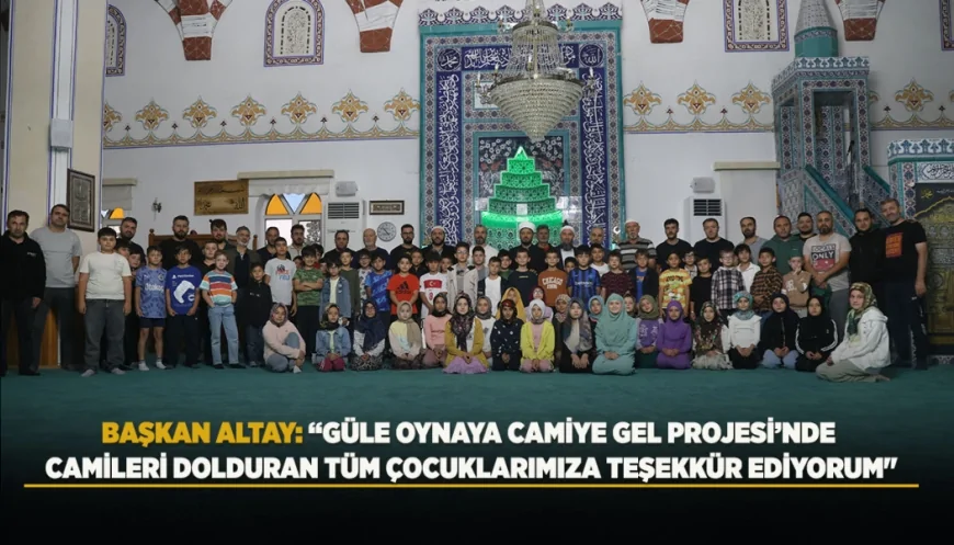 Konya Büyükşehir Belediye Başkanı Uğur İbrahim Altay: “Çocuklarımız 40 gün sabah namazına gelerek hediye olan bisikletlerini kazanmış olacak”