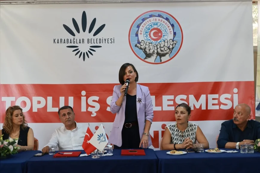 Karabağlar Belediye Başkanı Helil Kınay: “Mevcut imkânlar çerçevesinde hazırlanabilecek en iyi sözleşmeyi imzaladık”