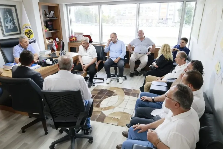 Anahtar Partisi heyetinden Terme Ticaret ve Sanayi Odası Başkanı Ahmet Ekmekçi'ye ziyaret