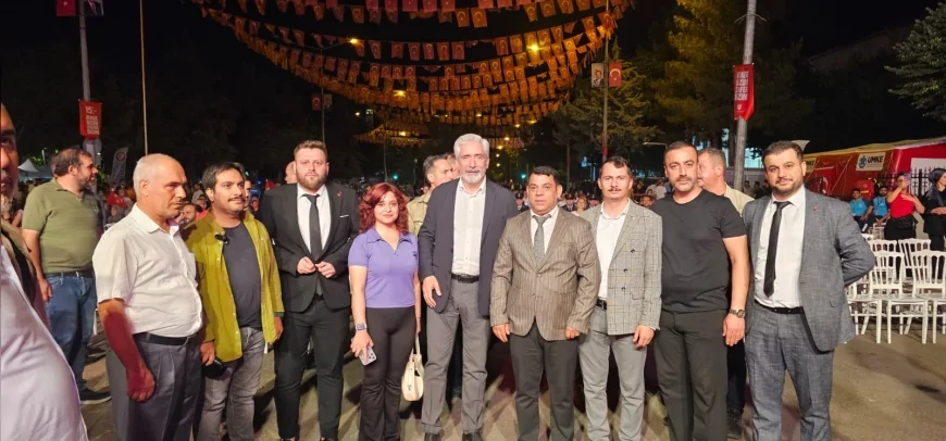 BBP Diyarbakır İl Başkanı Mehmet Çiçek ve teşkilatı 15 Temmuz anma programına katıldı