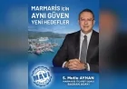 Marmaris Ticaret Odası Başkanı S. Mutlu Ayhan: “Marmaris için hep birlikte yeni hedeflere”