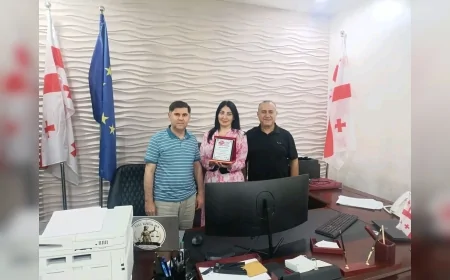 BATGİAD Başkanı Ayhan Dikme'den Av. Leli Bzhalava'ya Hayırlı Olsun Ziyareti