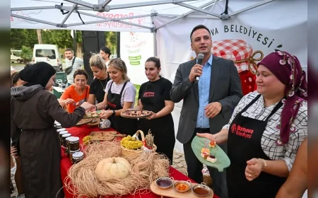 Bornova Belediye Başkanı Ömer Eşki: “Annelerimizin, ninelerimizin usulüyle yapılan organik lezzetler bu festivalde”