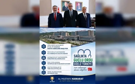 Ordu’nun sağlık yatırımları Bakan Memişoğlu ile görüşüldü: Şehir Hastanesi eylül başında hasta kabulüne başlayacak