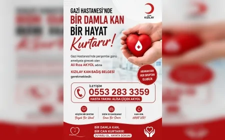 Gazi Hastanesi’nde ameliyat olacak Ali Rıza Akyol için Türkiye genelinde kan bağışı çağrısı