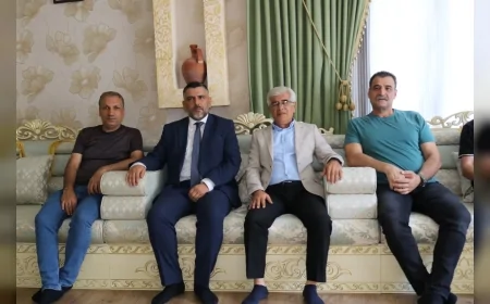 GGC Başkanı Felat Bozarslan’dan Hasan Arslan’a barış süreci ve uyuşturucuyla mücadele ziyareti
