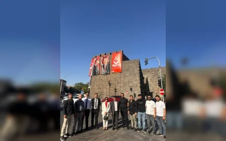 BBP Diyarbakır’dan Dağkapı Burcu’nda dikkat çeken Muhsin Yazıcıoğlu ve Mustafa Destici çalışması