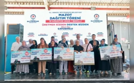 Denizli Büyükşehir Belediye Başkanı Bülent Nuri Çavuşoğlu: “Üreticimiz ürettikçe Denizli kazanacak, Türkiye kazanacak”