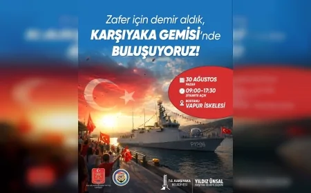 Karşıyaka Belediye Başkanı Yıldız Ünsal: “TCG KARŞIYAKA’nın ilçemize gelmesi bayram coşkumuzu daha da büyütecek”.