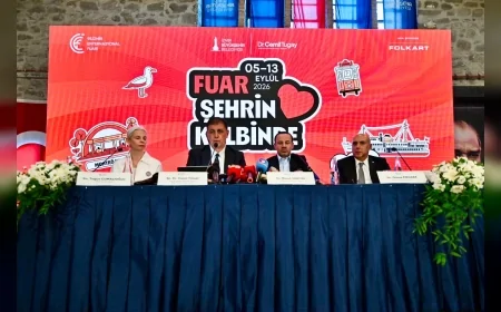 İZMİR BÜYÜKŞEHİR BELEDİYE BAŞKANI DR. CEMİL TUGAY: “İZMİR’İN FUARLARLA BAĞI HER ZAMAN GÜÇLÜ OLMAYA DEVAM EDECEK”
