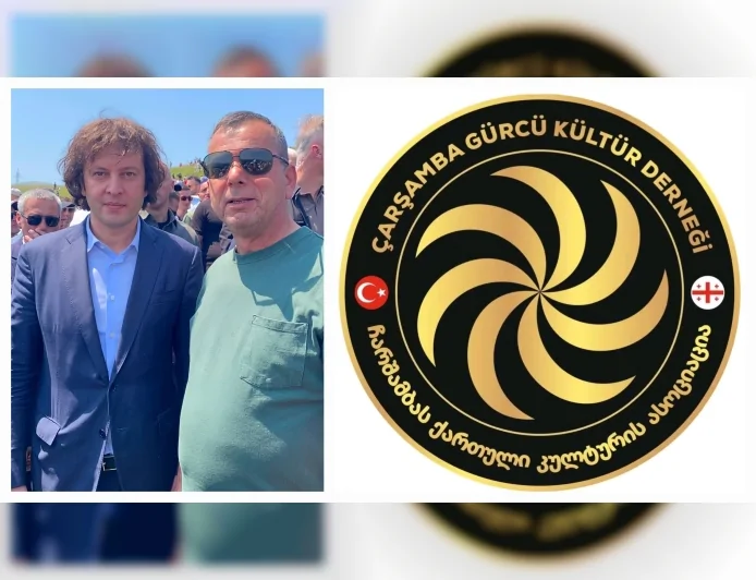 Çarşamba Gürcü Kültür Derneği Başkanı Ömer Semiz, Gürcistan Başbakanı Irakli Kobakhidze ile Beşumi Festivali'nde Bir Araya Geldi