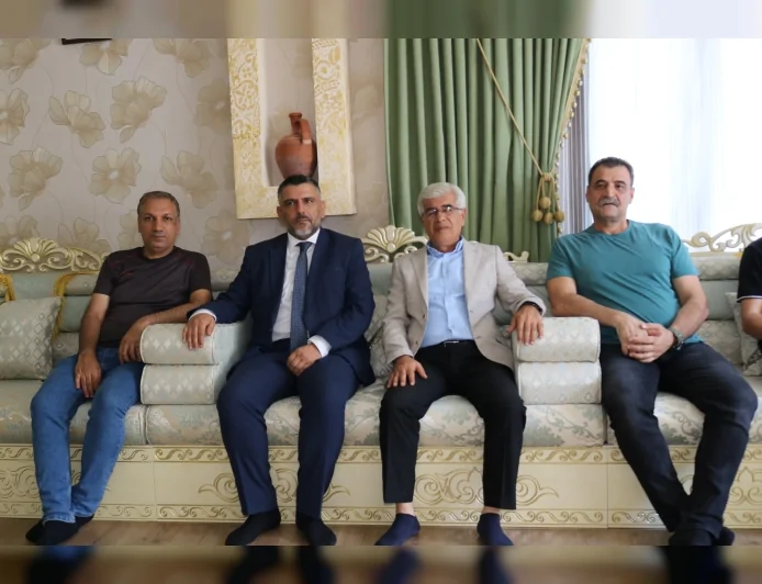 GGC Başkanı Felat Bozarslan’dan Hasan Arslan’a barış süreci ve uyuşturucuyla mücadele ziyareti