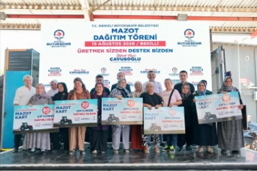 Denizli Büyükşehir Belediye Başkanı Bülent Nuri Çavuşoğlu: “Üreticimiz ürettikçe Denizli kazanacak, Türkiye kazanacak”