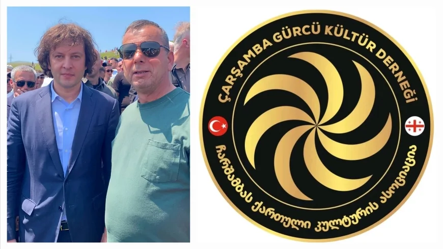 Çarşamba Gürcü Kültür Derneği Başkanı Ömer Semiz, Gürcistan Başbakanı Irakli Kobakhidze ile Beşumi Festivali'nde Bir Araya Geldi