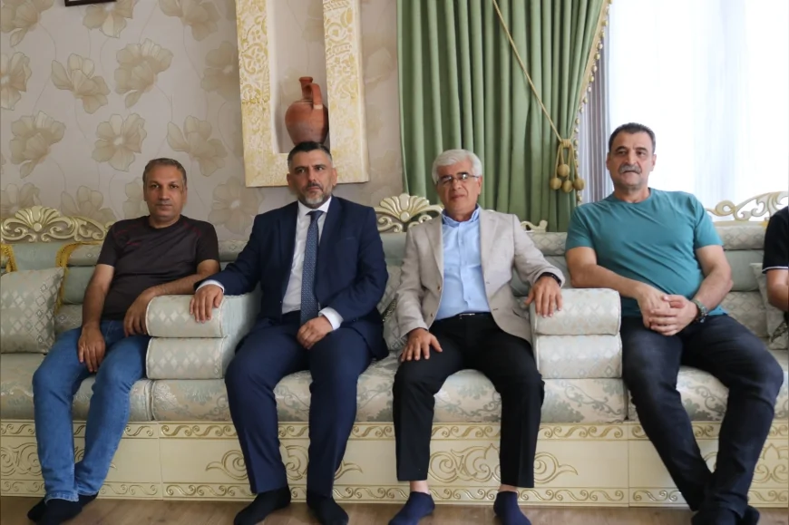 GGC Başkanı Felat Bozarslan’dan Hasan Arslan’a barış süreci ve uyuşturucuyla mücadele ziyareti