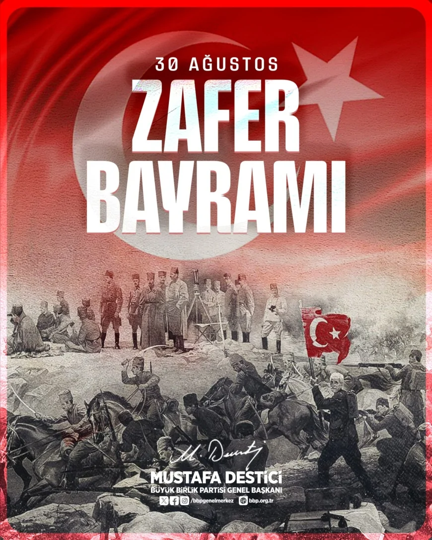 BBP Genel Başkanı Mustafa Destici: “Türk milleti bağımsızlığını hiçbir pazarlığın konusu yapmaz”