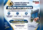 MUHARREM ÇELİK’TEN TERME TSO İÇİN YENİ DÖNEM PROJELERİ
